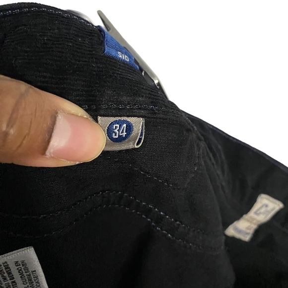 Citizens of Humanity Men's Black SID Straight Leg Corduroy Pants - Picture 7 of 11